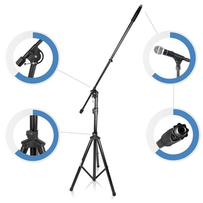 product image number 1 for Pyle Microphone Tripod Mic Boom Stand