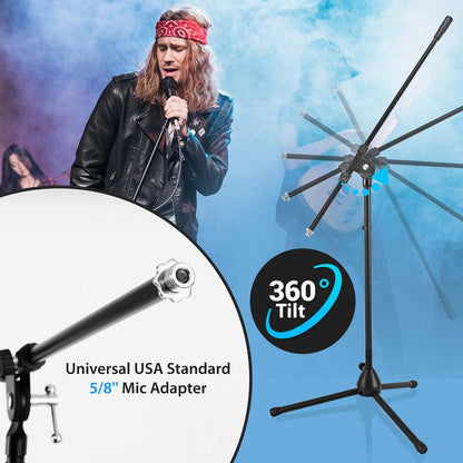 product image number 3 for Pyle Tripod Boom Microphone Stand