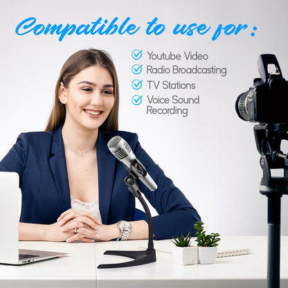 product image number 4 for Pyle 2 Pcs. Desktop Microphone Stands