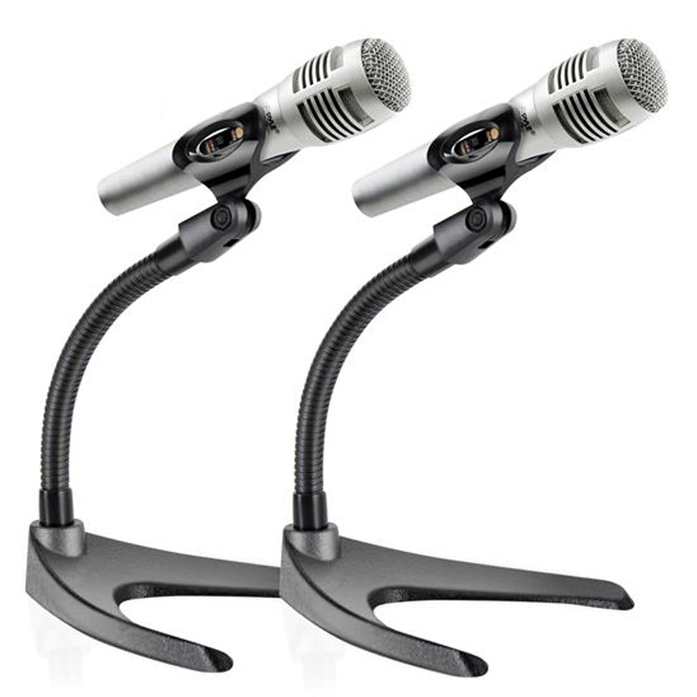 product image number 1 for Pyle 2 Pcs. Desktop Microphone Stands