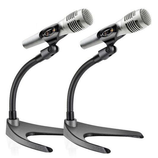 product image number 1 for Pyle 2 Pcs. Desktop Microphone Stands