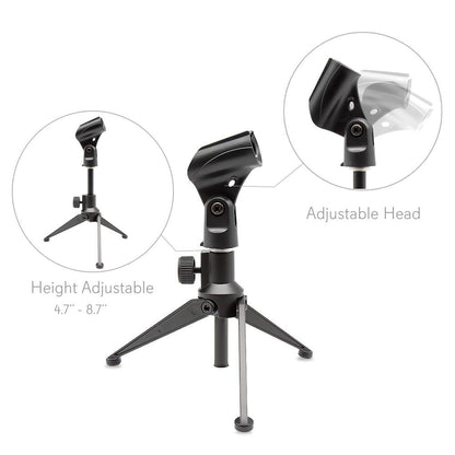 product image number 3 for Pyle Compact Desk / Table Microphone Stand