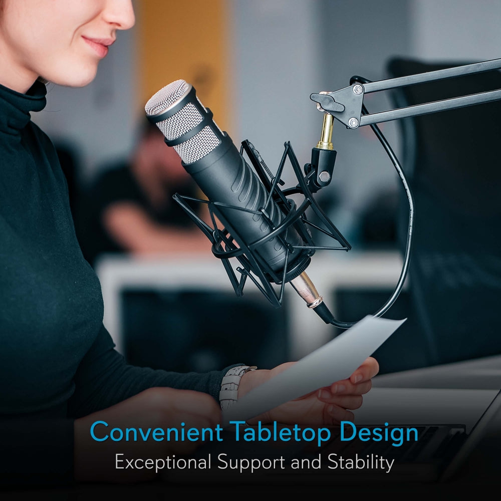 product image number 5 for Pyle Desktop Suspension Microphone Boom Stand