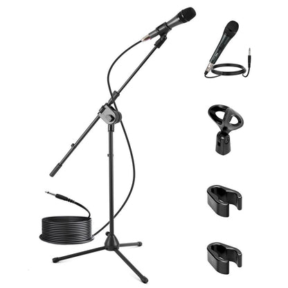 Kit de microphone dynamique et trépied 