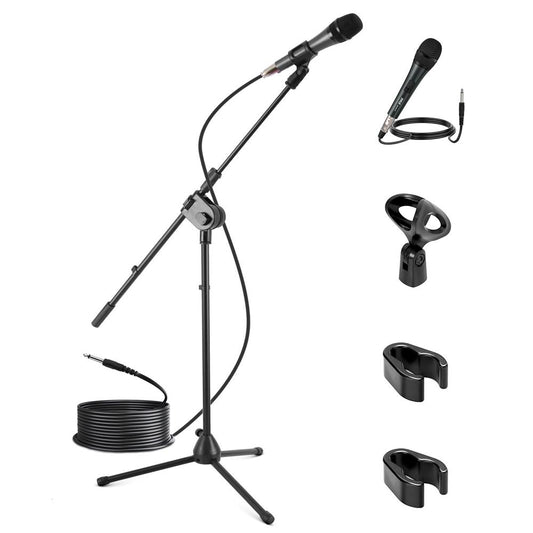 Kit de microphone dynamique et trépied 