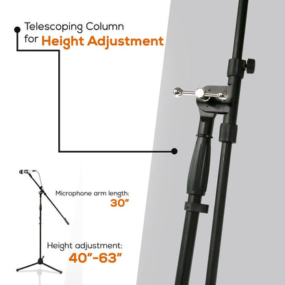 product image number 4 for Pyle Multimedia Ipad And Microphone Stand