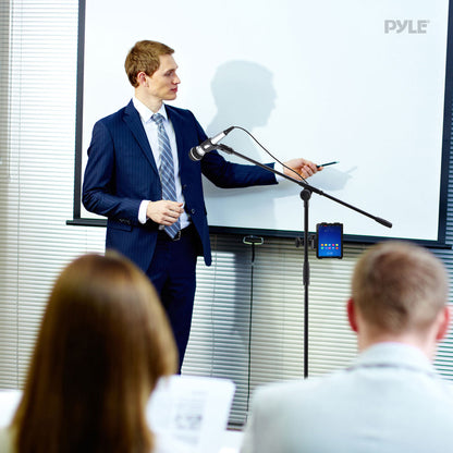 product image number 4 for Pyle 2-In-1 Microphone And Tablet Stand