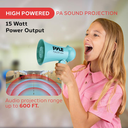 product image number 2 for Pyle Megaphone With Built-In Microphone