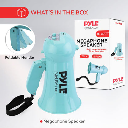 product image number 6 for Pyle Megaphone With Built-In Microphone