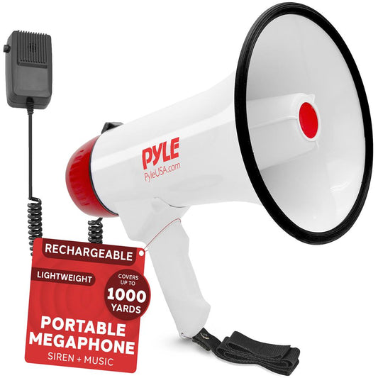 Portable Megaphone with Built-in Battery