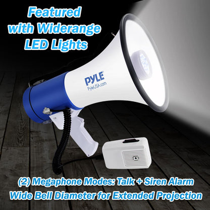 product image number 5 for Pyle Megaphone With Built-In Led Lights