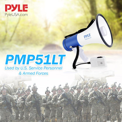 product image number 6 for Pyle Megaphone With Built-In Led Lights