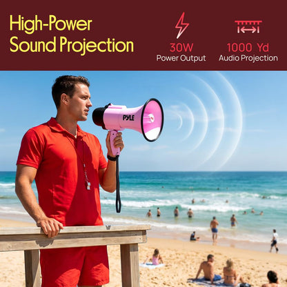 30W Rechargeable Megaphone