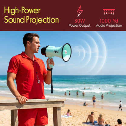 30W Rechargeable Megaphone