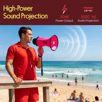 30W Rechargeable Megaphone
