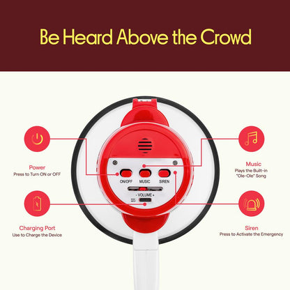 30W Rechargeable Megaphone