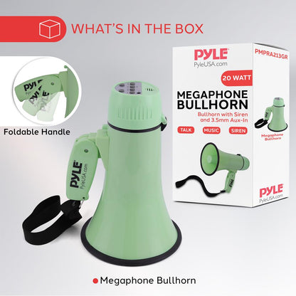 Portable Speaker Siren Bullhorn Megaphon