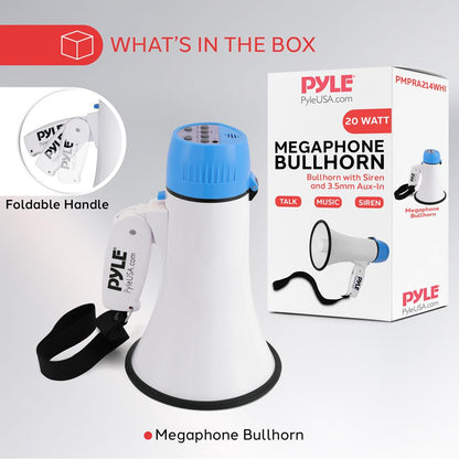 Portable Speaker Siren Bullhorn Megaphone