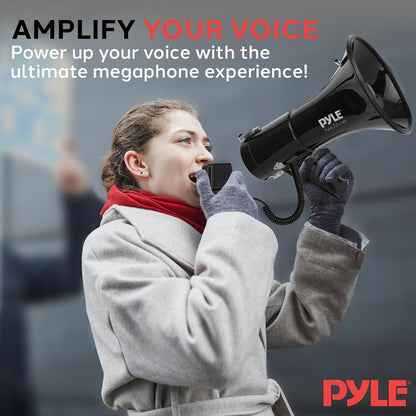 Portable Speaker Siren Bullhorn Megaphone