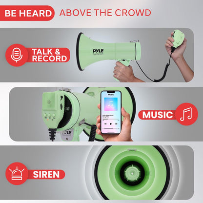 Portable Speaker Siren Bullhorn Megaphon