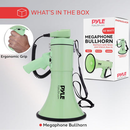Portable Speaker Siren Bullhorn Megaphon