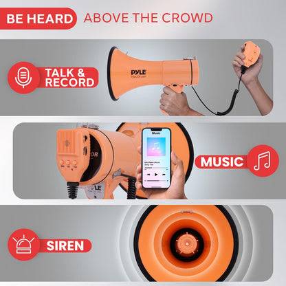 Portable Speaker Siren Bullhorn Megaphon