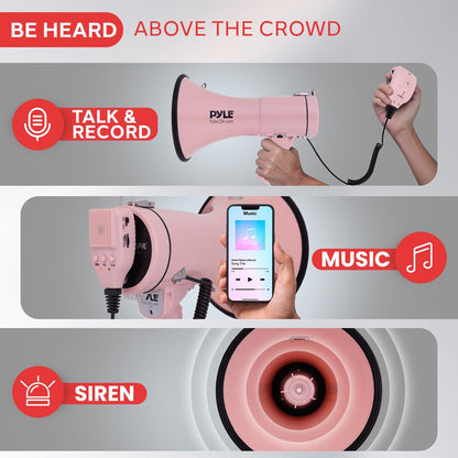 Portable Speaker Siren Bullhorn Megaphon