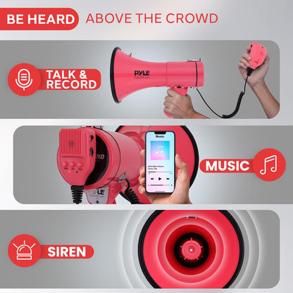 Portable Speaker Siren Bullhorn Megaphon
