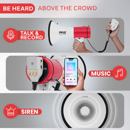 Portable Speaker Siren Bullhorn Megaphon