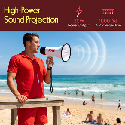 30W Rechargeable Megaphone