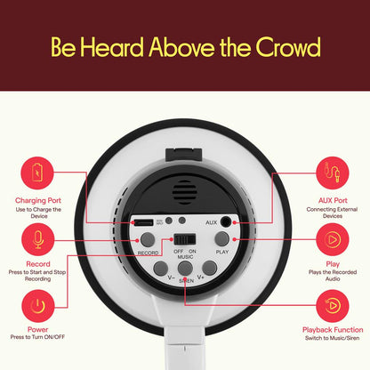 30W Rechargeable Megaphone