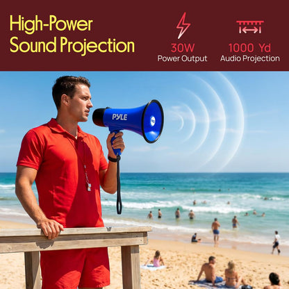 30W Rechargeable Megaphone