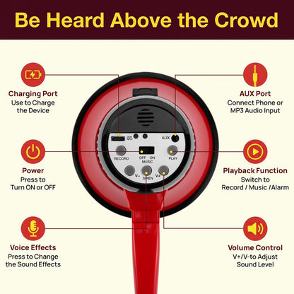 30W Rechargeable Megaphone