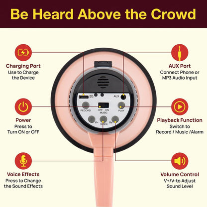 30W Rechargeable Megaphone