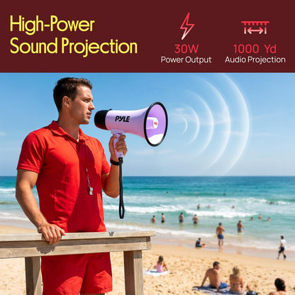 30W Rechargeable Megaphone