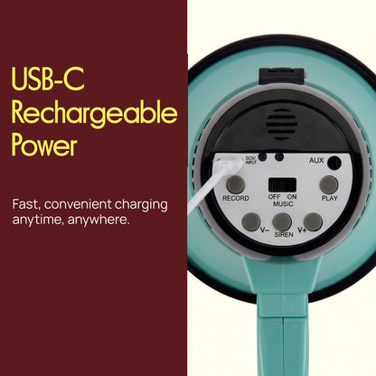 30W Rechargeable Megaphone