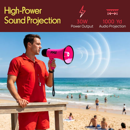 30W Rechargeable Megaphone
