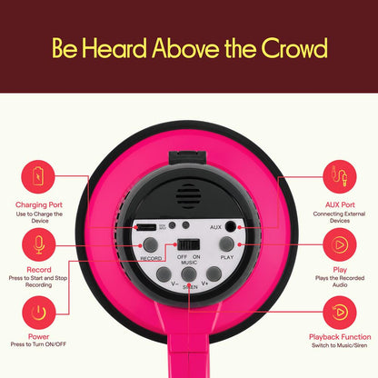 30W Rechargeable Megaphone
