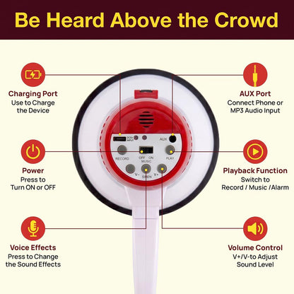 30W Rechargeable Megaphone