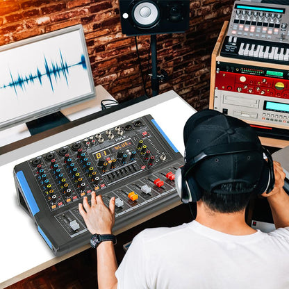 Table de mixage DJ Pro Audio Studio 4 voies Bluetooth 