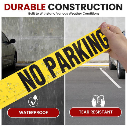No Parking Barricade Tape