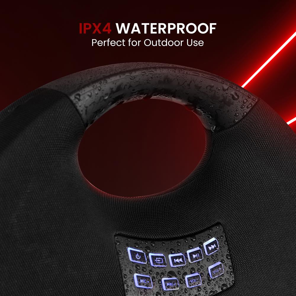 product image number 4 for Pyle 5.25” Portable Wireless Bt Streaming Spe