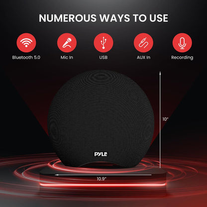 product image number 3 for Pyle Dual 3” Portable Waterproof Bluetooth Sp