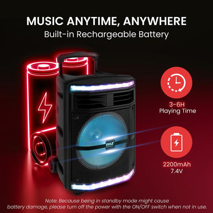 Wireless & Portable Bluetooth PA Speaker