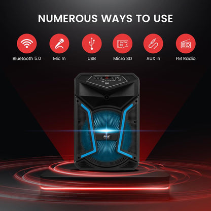 Kit de système de haut-parleur PA Bluetooth portable 