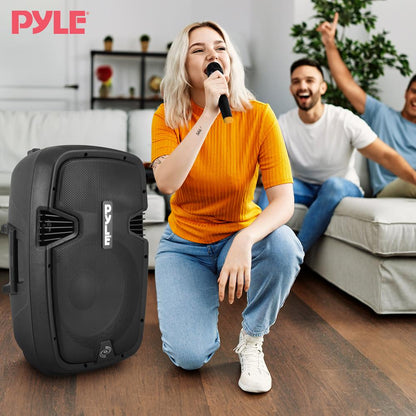 Wireless Portable PA Speaker 1000W Bluetooth 12" Subwoofer Waterproof
