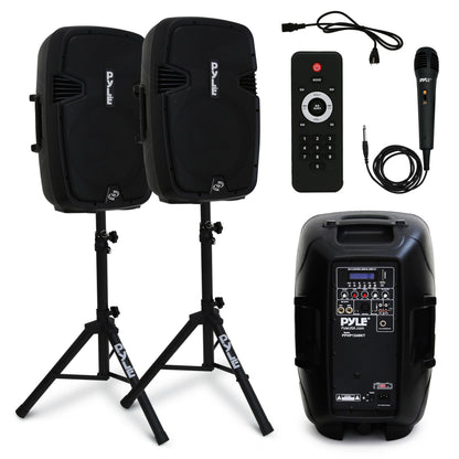 12" Active + Passive PA Speaker Kit