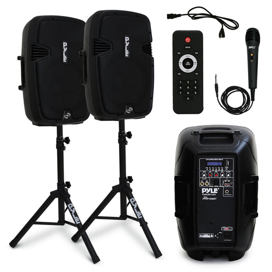 12" Active + Passive PA Speaker Kit