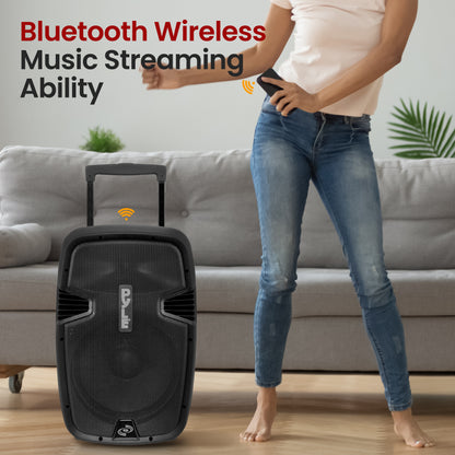 12’’ Wireless BT Streaming PA Speaker &
