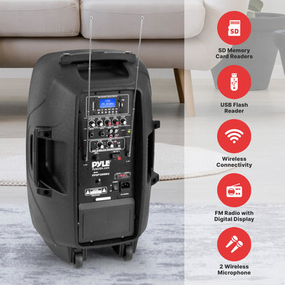 12’’ Wireless BT Streaming PA Speaker &